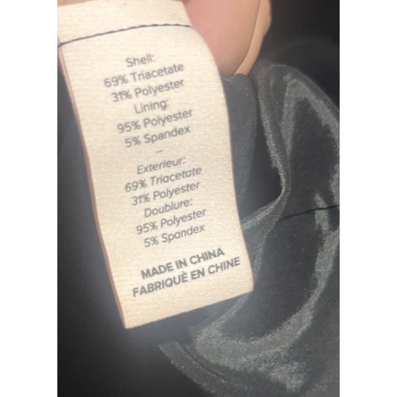 Cinq a Sept Audrey Romper Black Adjustable Flounce Hem Women's Sz. L $365 - Picture 9 of 14